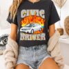 Civic Driver Honda Car Jdm Automotive T-Shirt