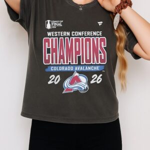 Colorado Avalanche 2026 NHL Western Conference Champions T-Shirt