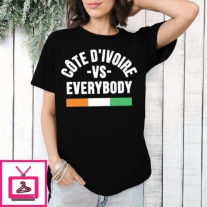 Cote D’ivoire Vs. Everybody 2026 Fifa World Cup T-Shirt