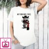 Cowboy Cat Smoking My Purrsonal Space Cartoon T-Shirt