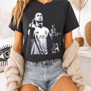 Cr7’s 2025-26 Saudi Pro League Trophy Middle Finger T-Shirt