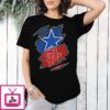 Dallas Cowboys And Oklahoma Sooners Two Teams One Heart Scratch T-Shirt