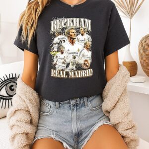David Beckham Real Madrid 23 Soccer Legend T-Shirt