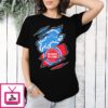 Detroit Lions And Detroit Pistons Two Teams One Heart Scratch T-Shirt