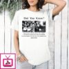 Did You Know If Your Eyes Went Left First Your Brain Chose Comfort T-Shirt