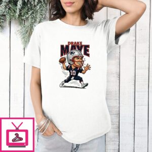 Drake Maye Football Caricature Classic T-Shirt