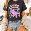 Feminine Energy T-Rex Dinosaur Funny Feminist T-Shirt
