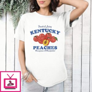 Fresh And Juicy Kentucky Peaches Homegrown And Handpicked T-Shirt