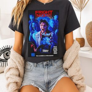 Fright Night Sink Your Teeth Into This Now Available On Videocassette Fright Night T-Shirt