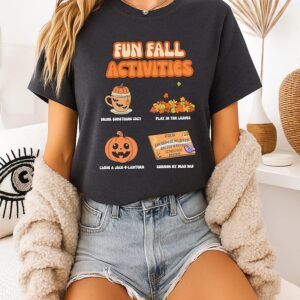 Fun Fall Activities Dad Drink Something Cozy Summon My Dead Dad Halloween T-Shirt