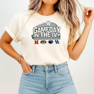 Gameday In The Ivy 2026 Nebraska Vs Missouri Penn State Vs Kentucky T-Shirt