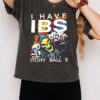 Gangster Skeleton I Have Ibs Itchy Ball S T-Shirt