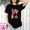 George Washington America 4th Of July East India Tea Company T-Shirt