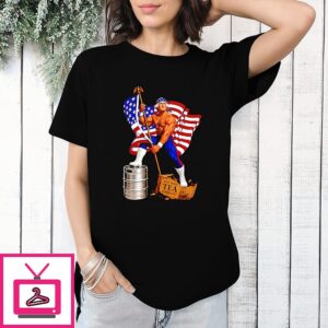 George Washington America 4th Of July East India Tea Company T-Shirt