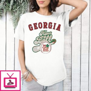 Georgia Bulldogs 1990 College World Series Have A Ball T-Shirt