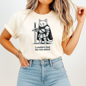 I Couldn’t Find The Rats Mlord Cat Knight T-Shirt