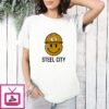 Icon Steel City 412 Smiley Hardhat T-Shirt Funny T-Shirt