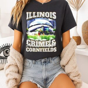 Illinois Crime And Cornfields Chicago T-Shirt