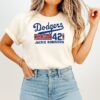 Jackie Robinson 42 Brooklyn Dodgers Signature T-Shirt