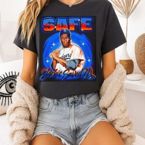 Jackie Robinson Brooklyn Dodgers Safe Jackie Saved US T-Shirt