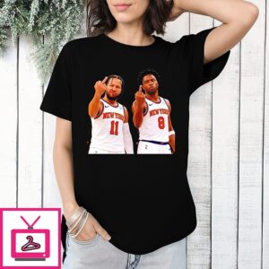 Jalen Brunson And Og Anunoby New York Knicks Gave Me The Finger T-Shirt