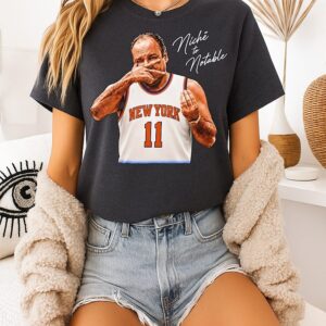 James Gandolfini X Jalen Brunson New York Knicks NBA Champions Niche To Notable T-Shirt
