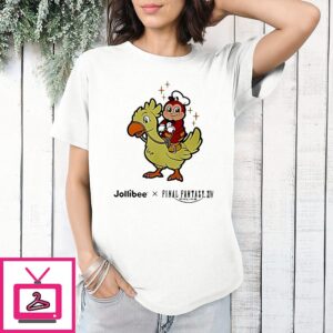 Jollibee X Final Fantasy Xiv Online Logo T-Shirt
