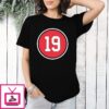 Jonathan Toews 19 Chicago Blackhawks Retirement Logo T-Shirt