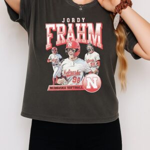 Jordy Frahm Nebraska Cornhuskers Women’s Softball 90s Bootleg T-Shirt