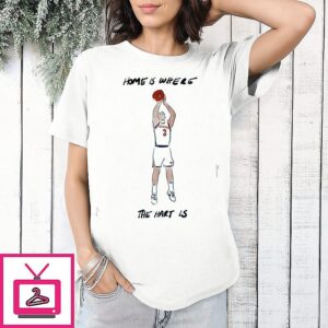 Josh Hart New York Knicks 2026 NBA Champions Home Is Where The Hart Is T-Shirt