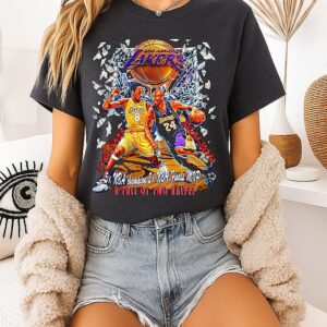 Kobe Bryant La Lakers 1996-2006 2006-2016 A Tale Of Two Halves T-Shirt