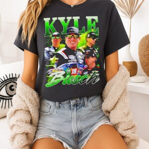 Kyle Busch Nascar 1985 2026 Collage Graphic T-Shirt
