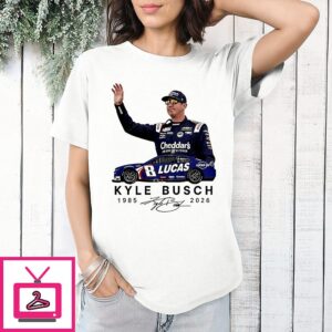 Kyle Busch Rowdy 1985-2026 Signature T-Shirt