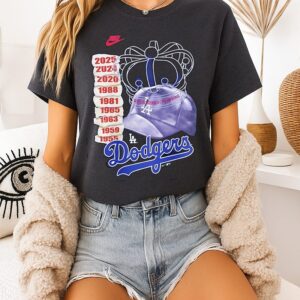 Los Angeles Dodgers Nike 9-Time World Series Champions T-Shirt