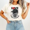 Love Freddie Freeman Los Angeles Dodgers Baseball Heart Signature T-Shirt