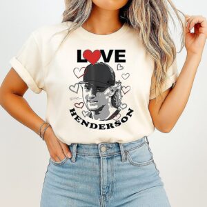 Love Gunnar Henderson Baltimore Orioles Baseball Heart Signature T-Shirt