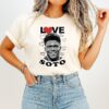 Love Juan Soto New York Mets Baseball Heart Signature T-Shirt