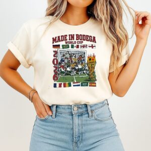 Made In Bodega World Cup Fifa 2026 Trophy Cartoon T-Shirt