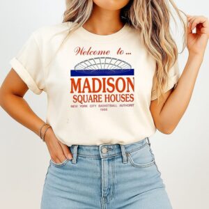 Madion Welcom To Square Houses New York City Basketball Authority 1968 T-Shirt