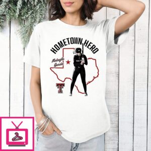 Makayla Garcia Hometown Hero Texas Tech Softball Pose State T-Shirt