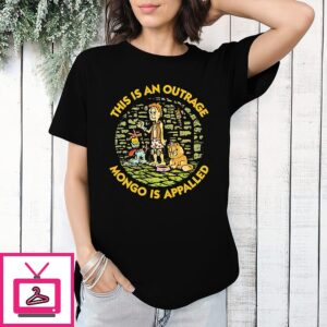 Man Cat And Dog This Is An Outrage Monogo Is Appaleed T-Shirt