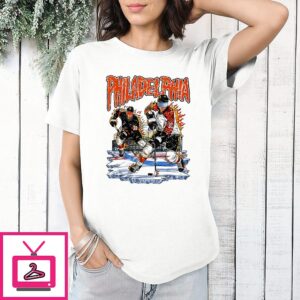 Matvei Michkov Philadelphia Flyers Hockey Fire T-Shirt