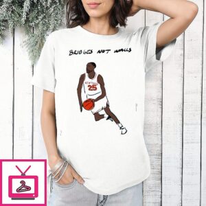 Mikal Bridges New York Knicks Bridges Not Walls 2026 NBA Champions T-Shirt
