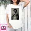 Mitch Johnson Wearing Jimi Hendrix Photo T-Shirt