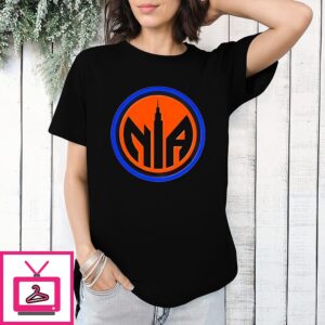 New York Knicks NBA Stop Jackin The Town I Never Seen You Around 2 Side T-Shirt Font
