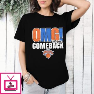New York Knicks Omg Comeback 107-106 Knicks Vs Spurs NBA Finals T-Shirt