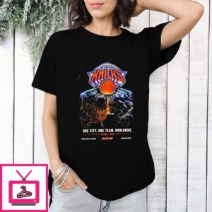 New York Knicks One City One Team Worldwide Since 1946 T-Shirt