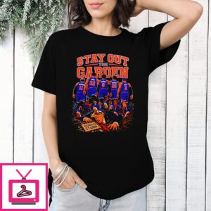 New York Knicks Vs Donald Stump Stay Out The Garden T-Shirt