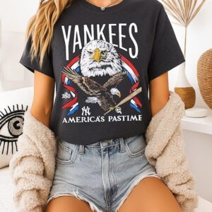 New York Yankees America’s Pastime 250th Celebration Bald Eagle T-Shirt
