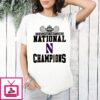 Northwestern Wildcats 2026 NCAA Women’s Lacrosse National Champions Locker Room T-Shirt